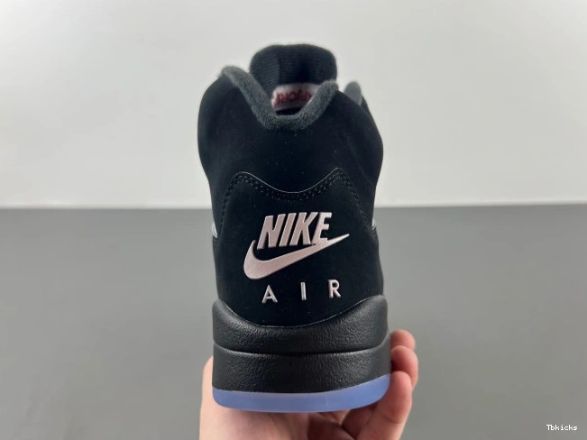 Cheap TBK Jordan Air Metallic Reimagined 5 HF3975-001 Black 0809